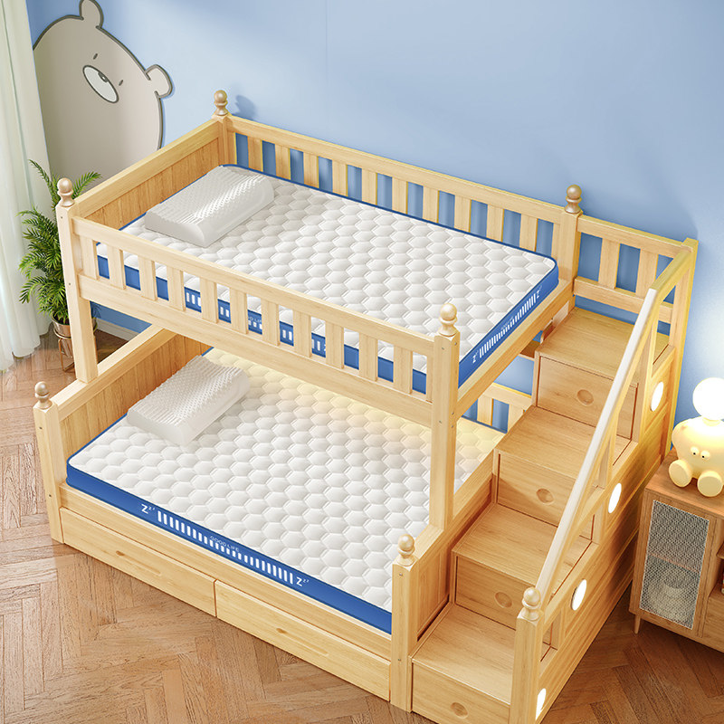 儿童床垫乳胶软垫子家用上下铺高低双层床拼接床专用海绵垫无甲醛