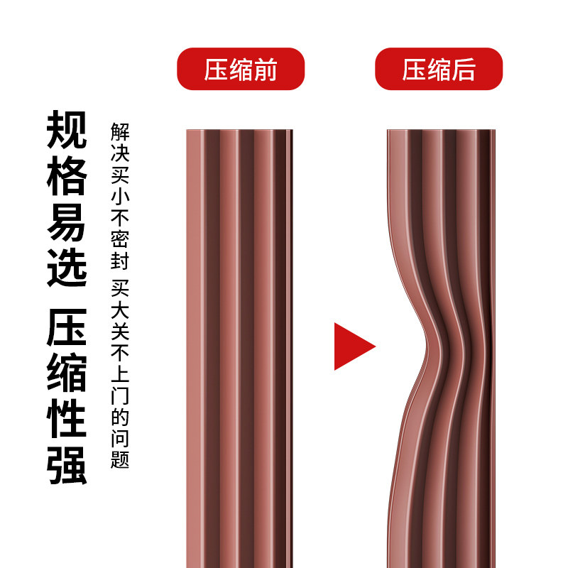 门缝密封条防盗门房门窗户防风胶条进户门入户大门木门框隔音门贴,基础建材,密封条,淘宝优惠券,粉丝福利购,淘宝优惠卷