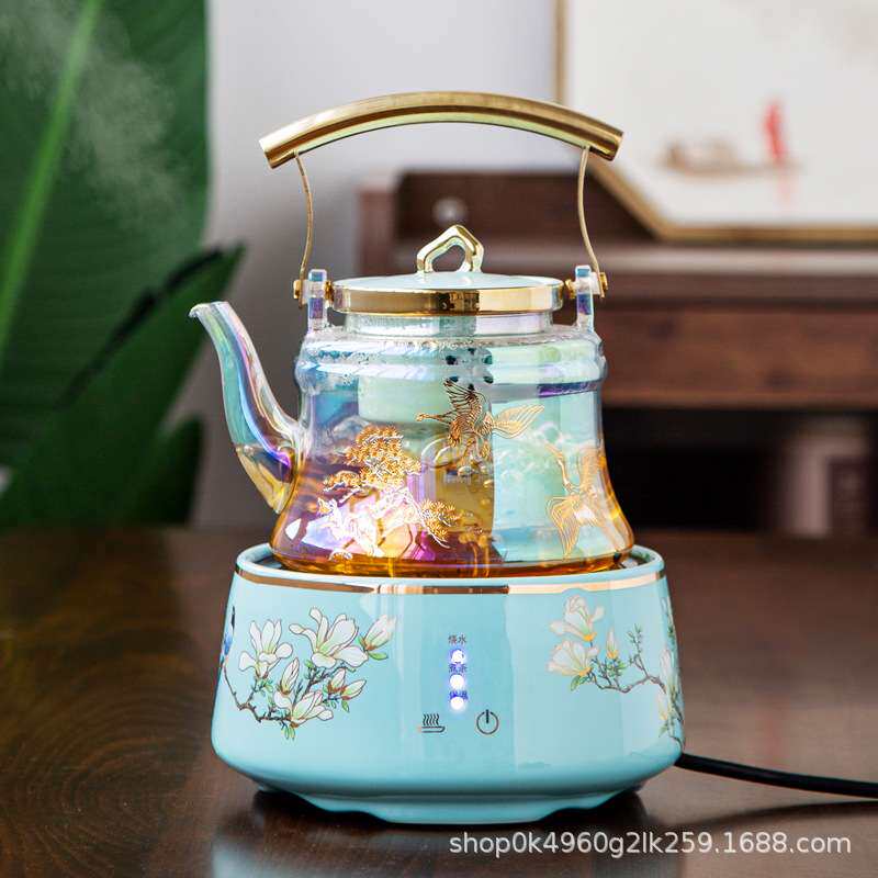 泡茶壶提梁壶触摸式陶瓷电陶炉煮茶器玻璃烧水壶耐热耐高温煮茶壶