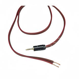 发热级Aux3.5Mm双芯连接器焊丝镀金音频电缆输入线音频低音炮计算