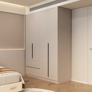 实木衣柜家用卧室梳妆台书桌一体柜子储物柜包安装儿童收纳柜衣橱