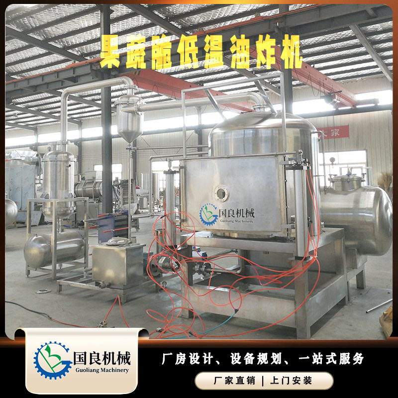 脆枣洋葱圈油炸设备香菇秋葵低温真空油炸机香酥小黄鱼真空油炸机