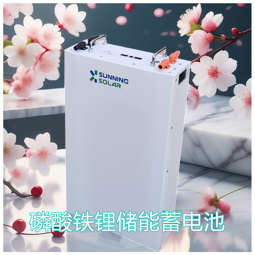 48V200A储能电池家用太阳能壁挂式磷酸铁锂电池太阳能储能锂电池