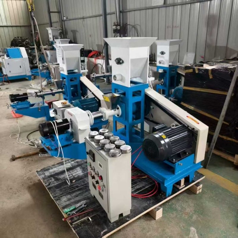 水产鱼龙虾饲料膨化机 海藻粉牛蛙饲料颗粒机 工业膨化挤压造粒机,机械设备,其他机械设备,淘宝优惠券,粉丝福利购,淘宝优惠卷