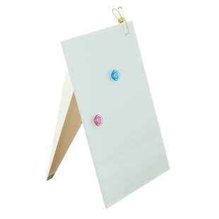 乐图磁性钢化玻璃桌面小白板写字板办公便签留言板草稿板学生用家