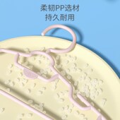 儿童衣架婴儿宝宝家用多功能晾晒挂衣服撑衣防滑架子新生小孩专用