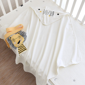 新生儿产房襁褓包单宝宝外出小抱被四季 初生婴儿包被纯棉夏季 薄款