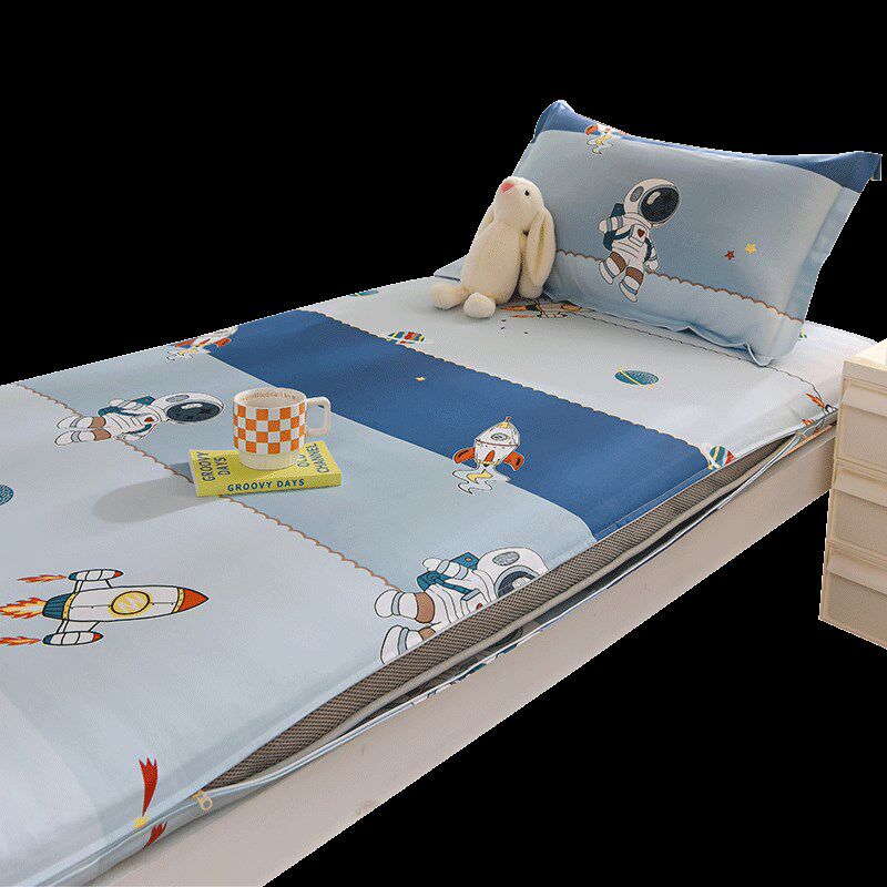 0.8m0.9米学生宿舍六面全包床垫套拉链全纯棉床笠床单褥子垫被套