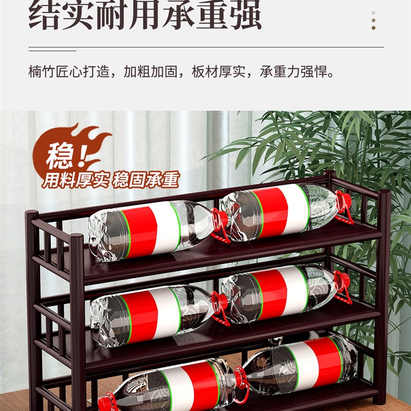 桌面博古架实木茶杯架子茶具收纳架办公室茶室小型茶台茶桌置物架