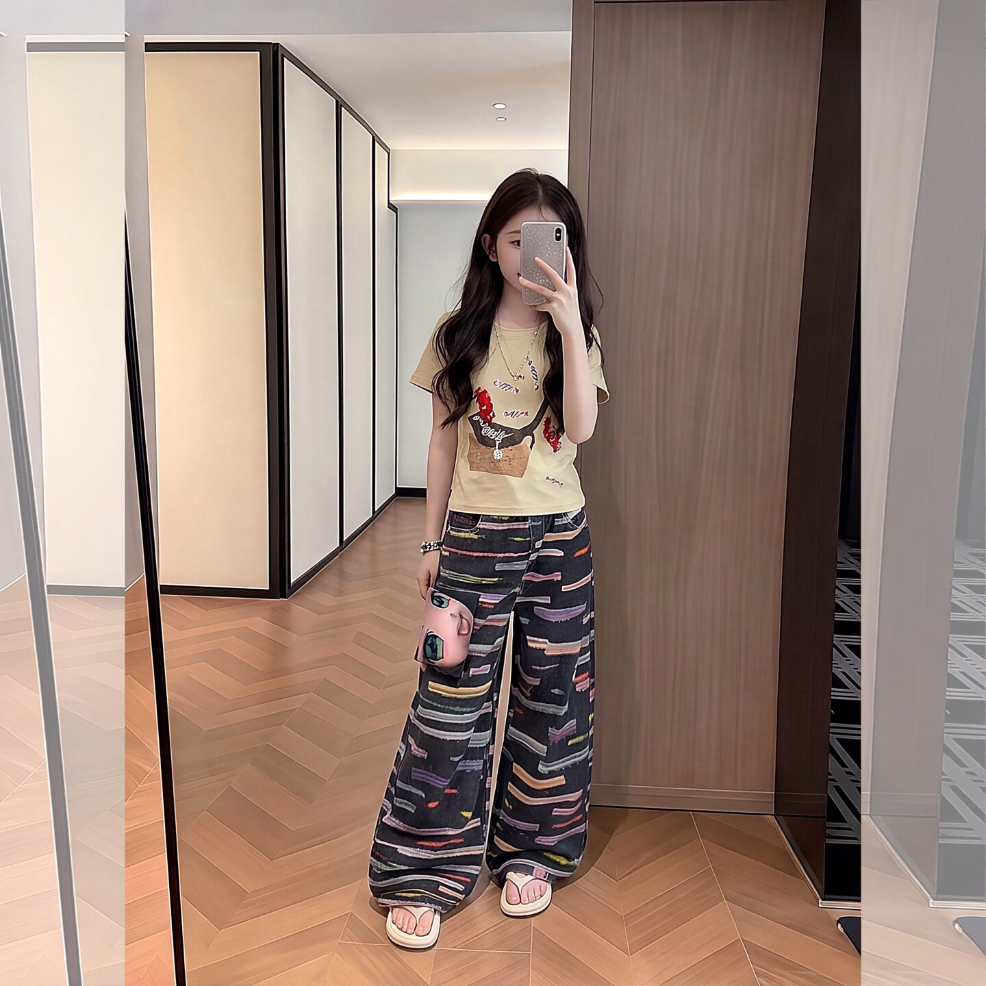 设计感女童立体糖果洋气短袖套装