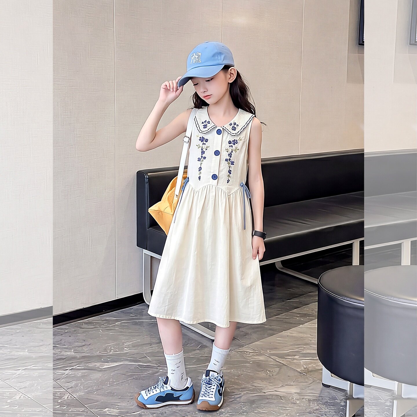 女童连衣裙夏2026新款女孩夏季女