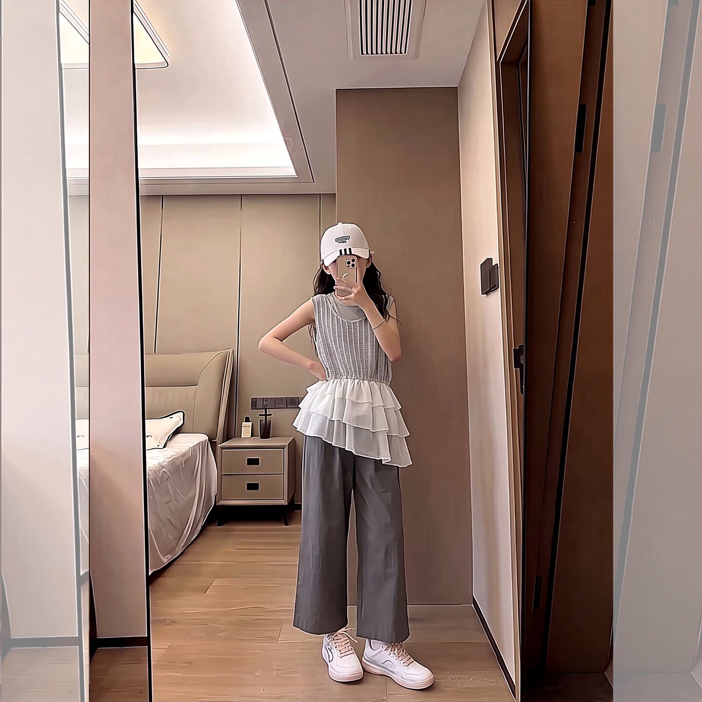 女童夏季休闲网纱两件套2026新款
