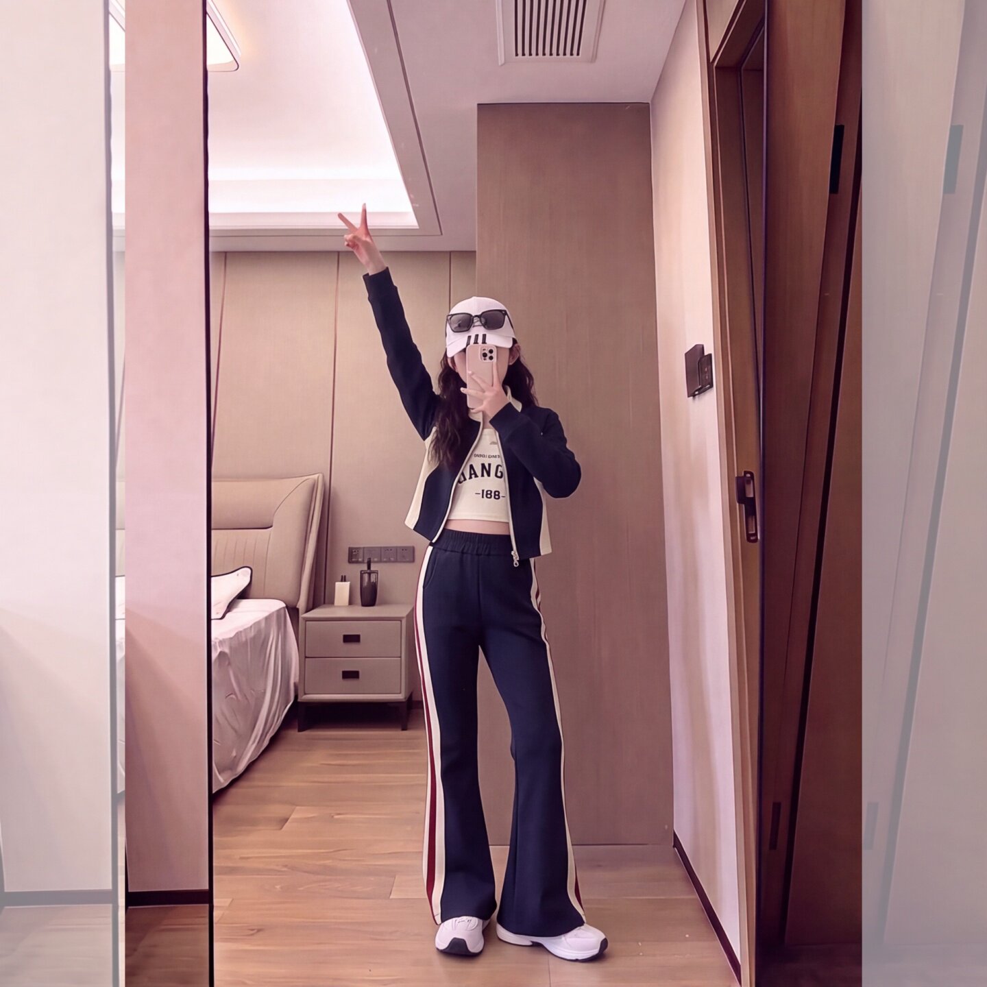 2026新款初中生女孩衣服套装女童