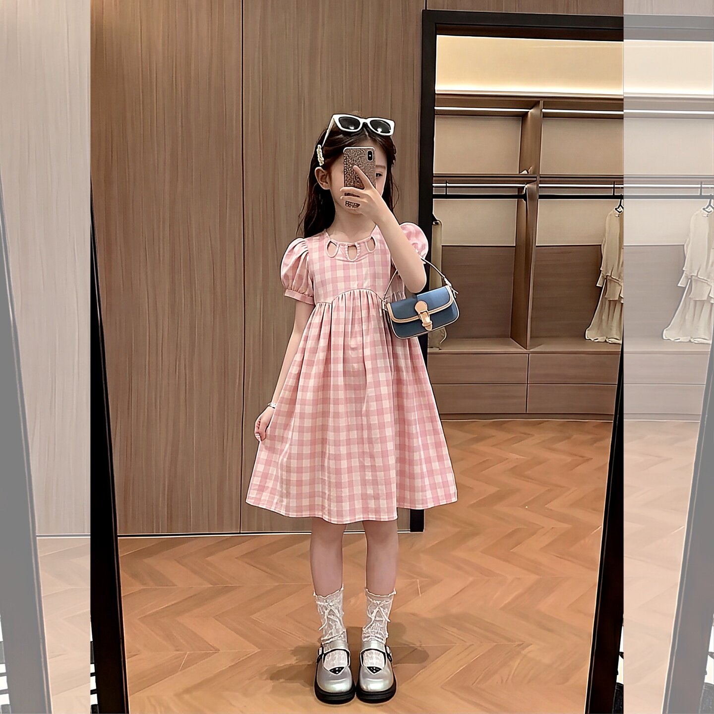 夏装女童公主裙新款女童韩版短袖