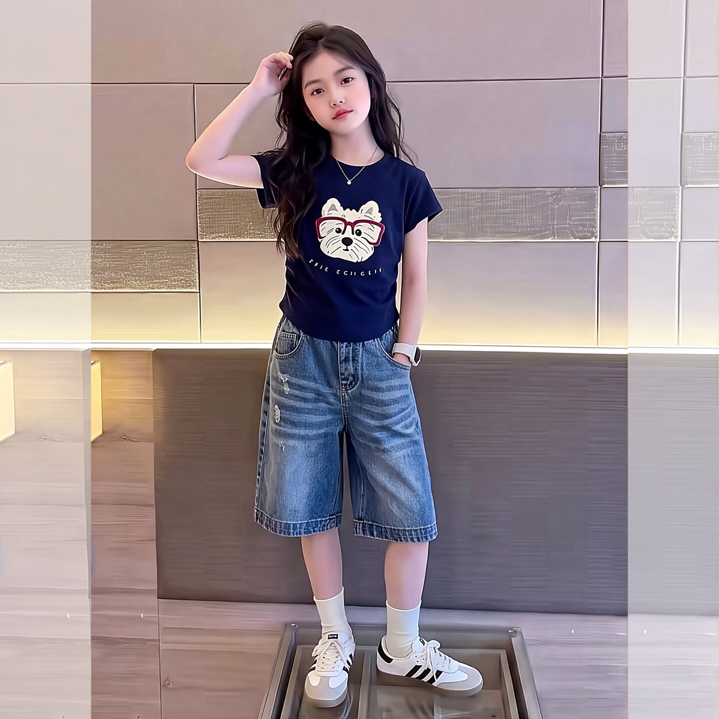 女中大童套装2026新款夏季洋时髦