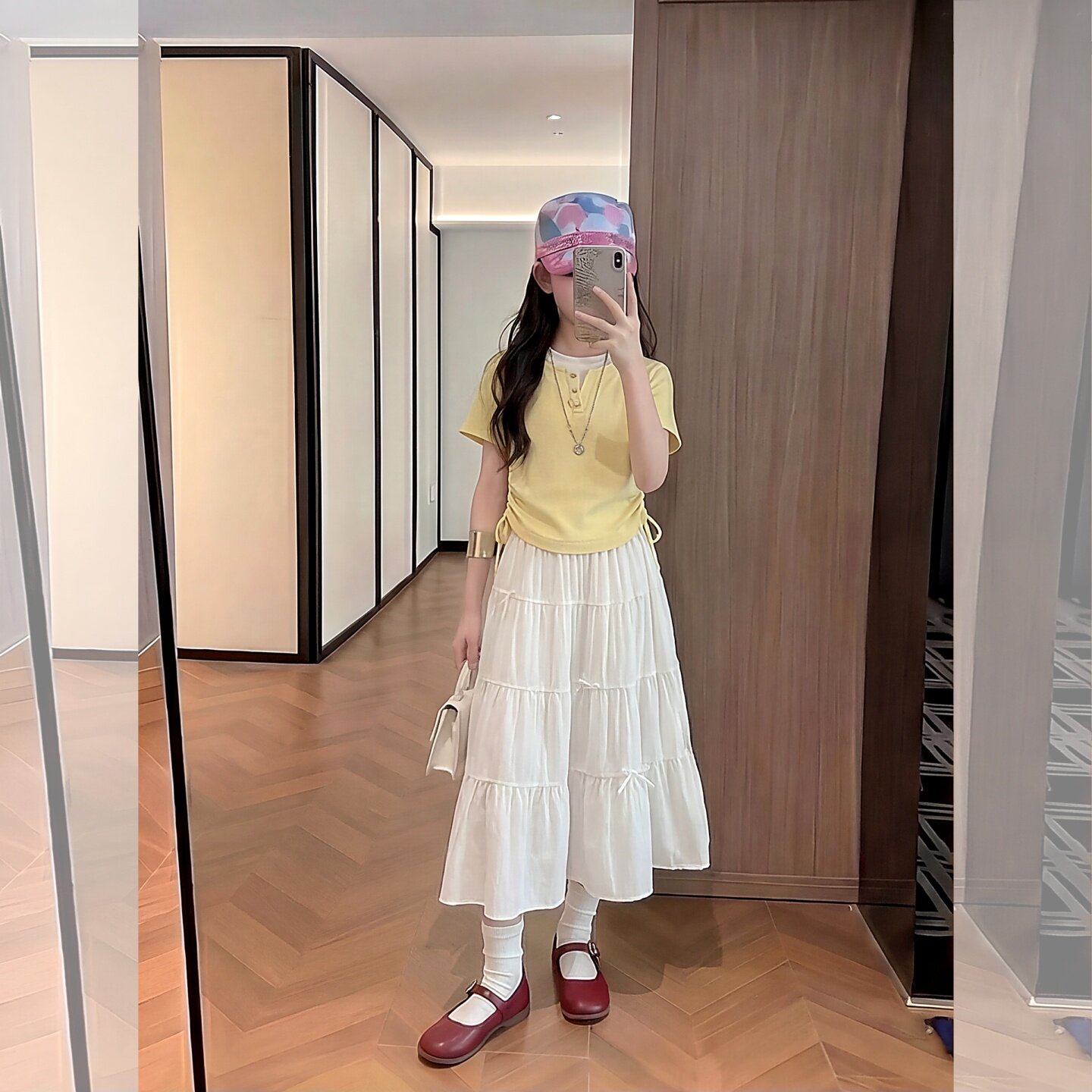 女童连衣裙夏季大童韩版短袖T恤
