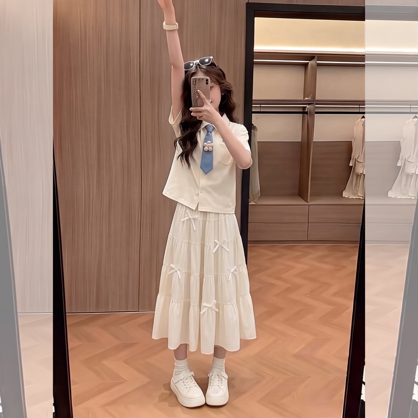 女童短袖套装夏装2026新款洋气套