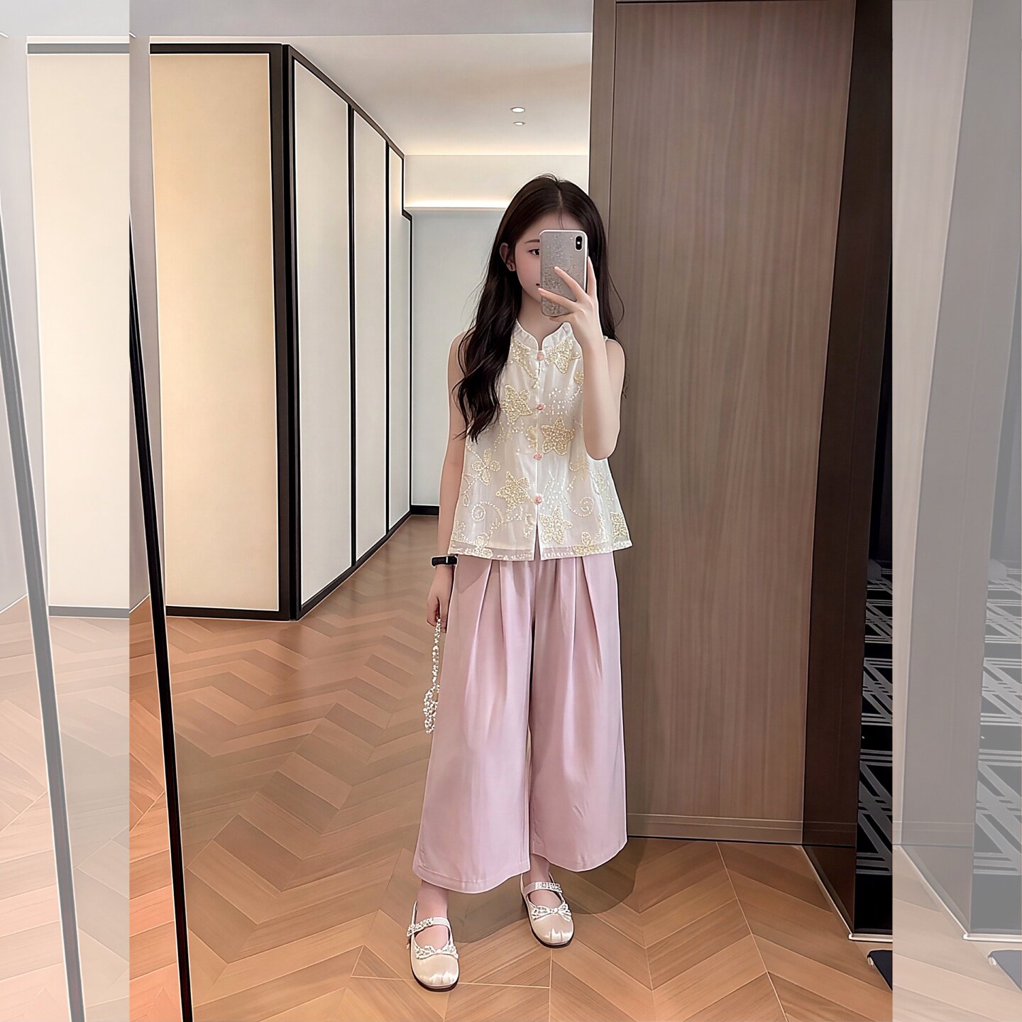 女童夏季薄款套装2026新款中大童