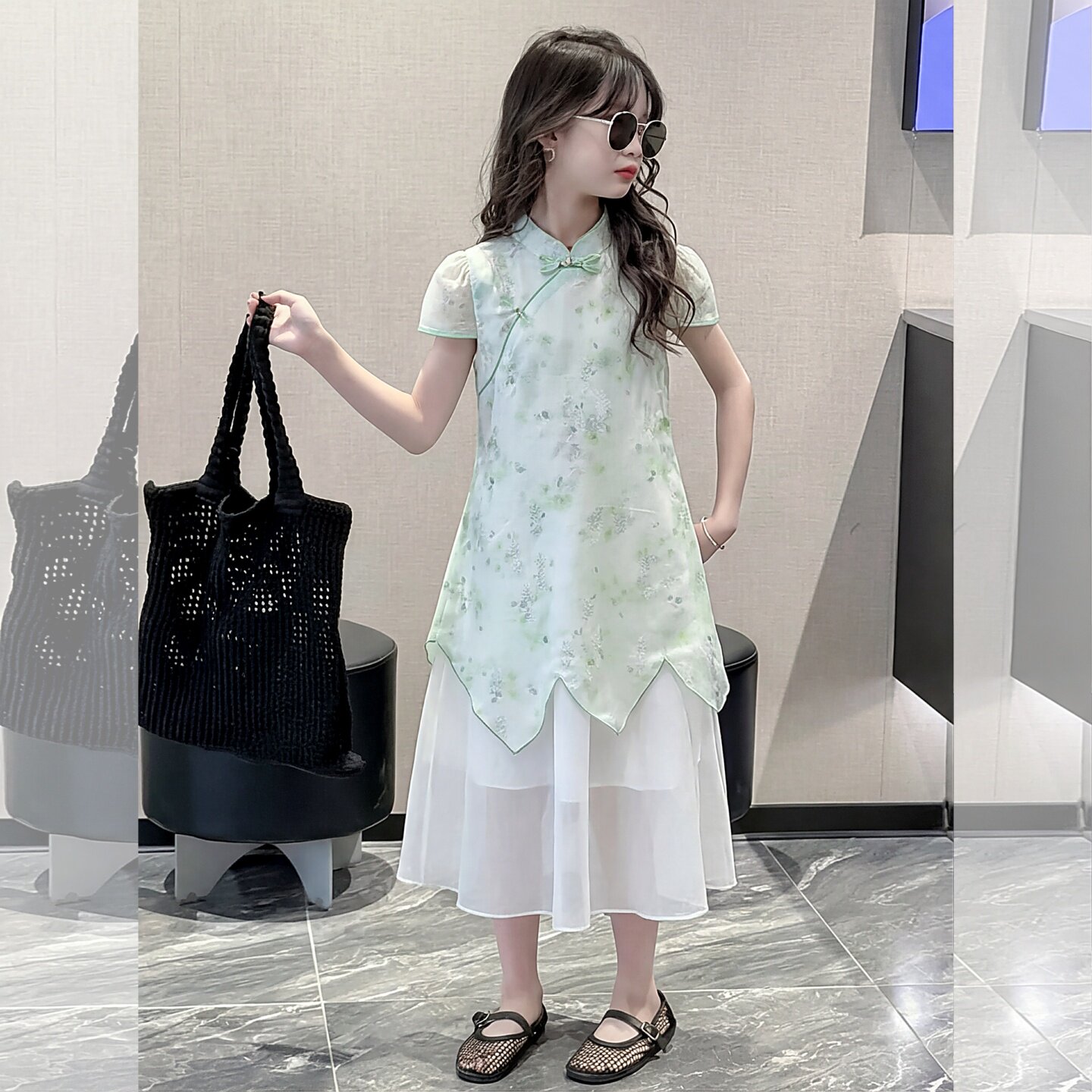 女童汉服夏季2026新款中大儿童古
