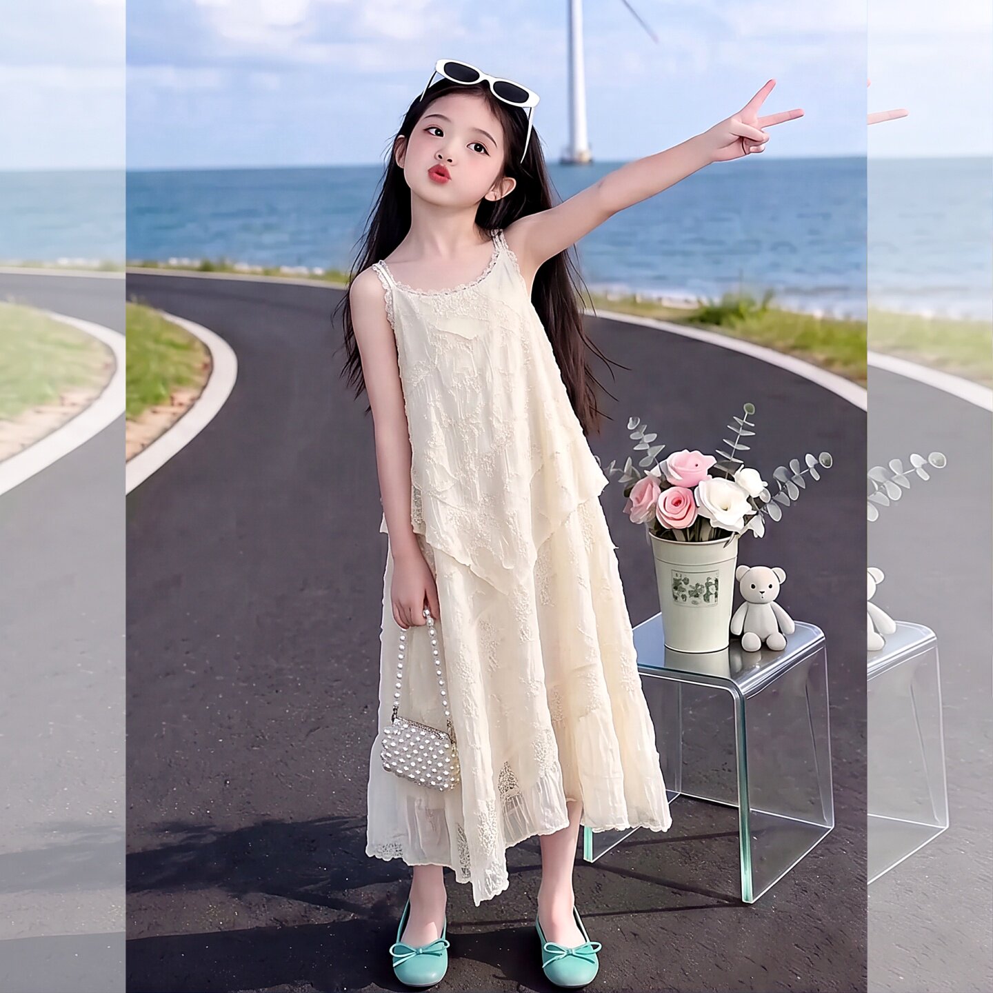 女童连衣裙夏季2026新款儿童洋气