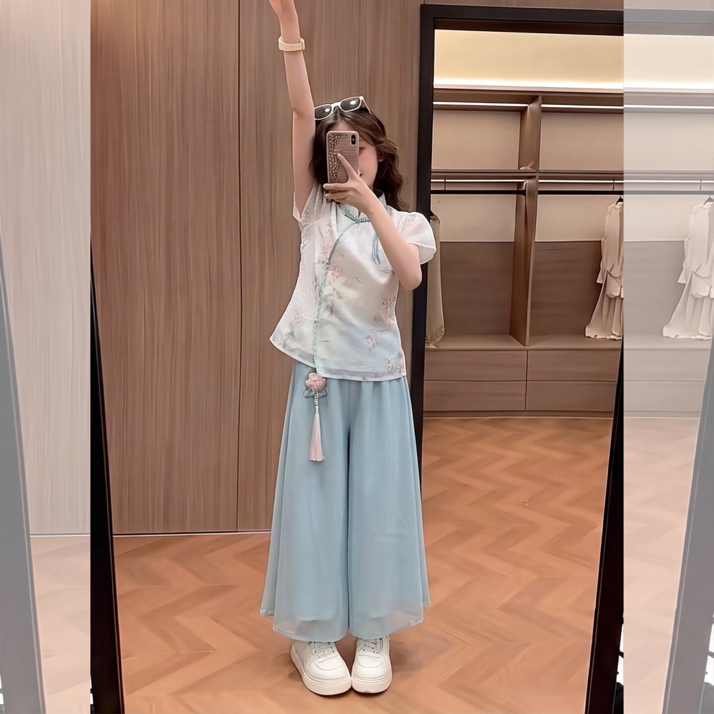 女童夏装套装2026新款儿童时髦洋