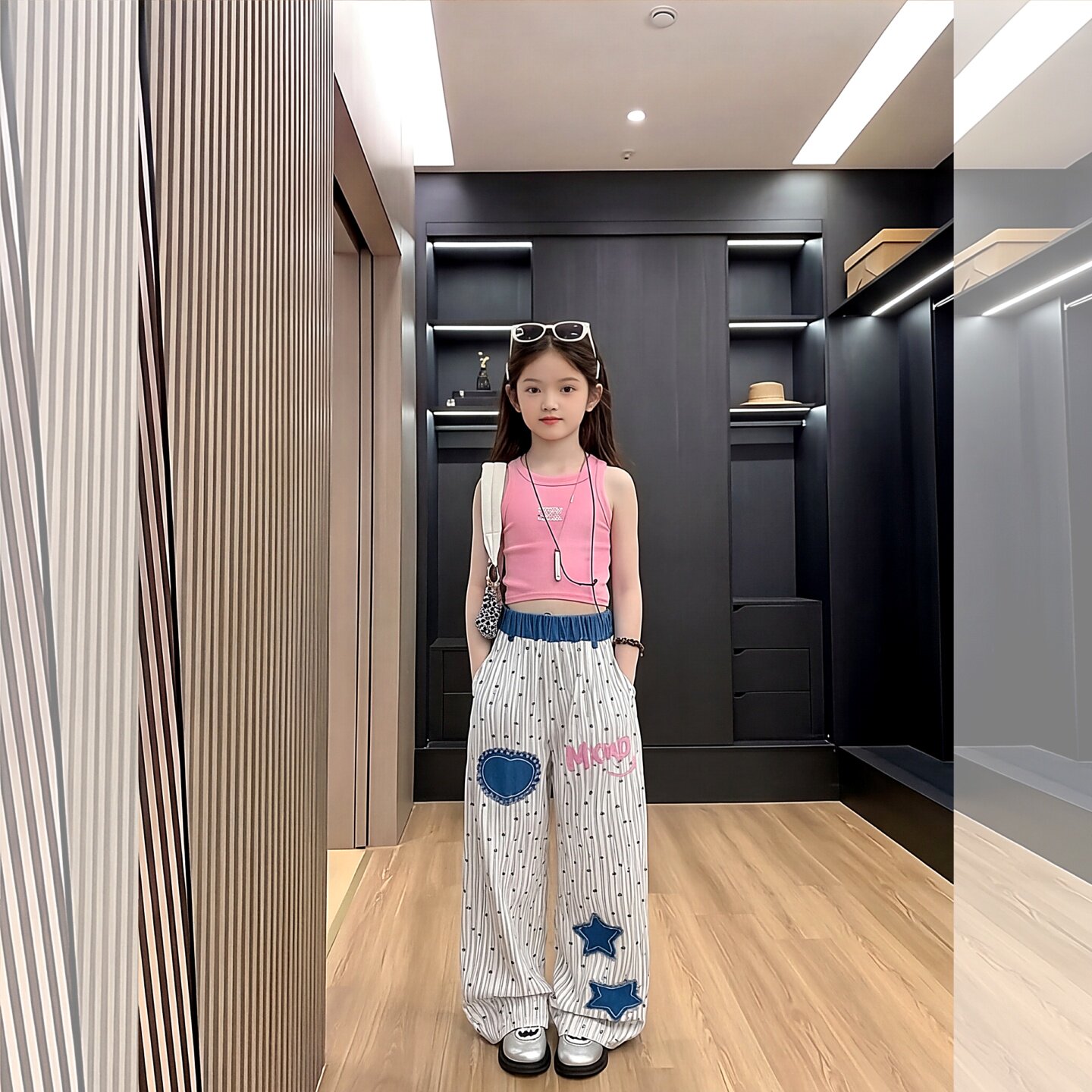 女童夏装潮酷套装大儿童甜酷炸街