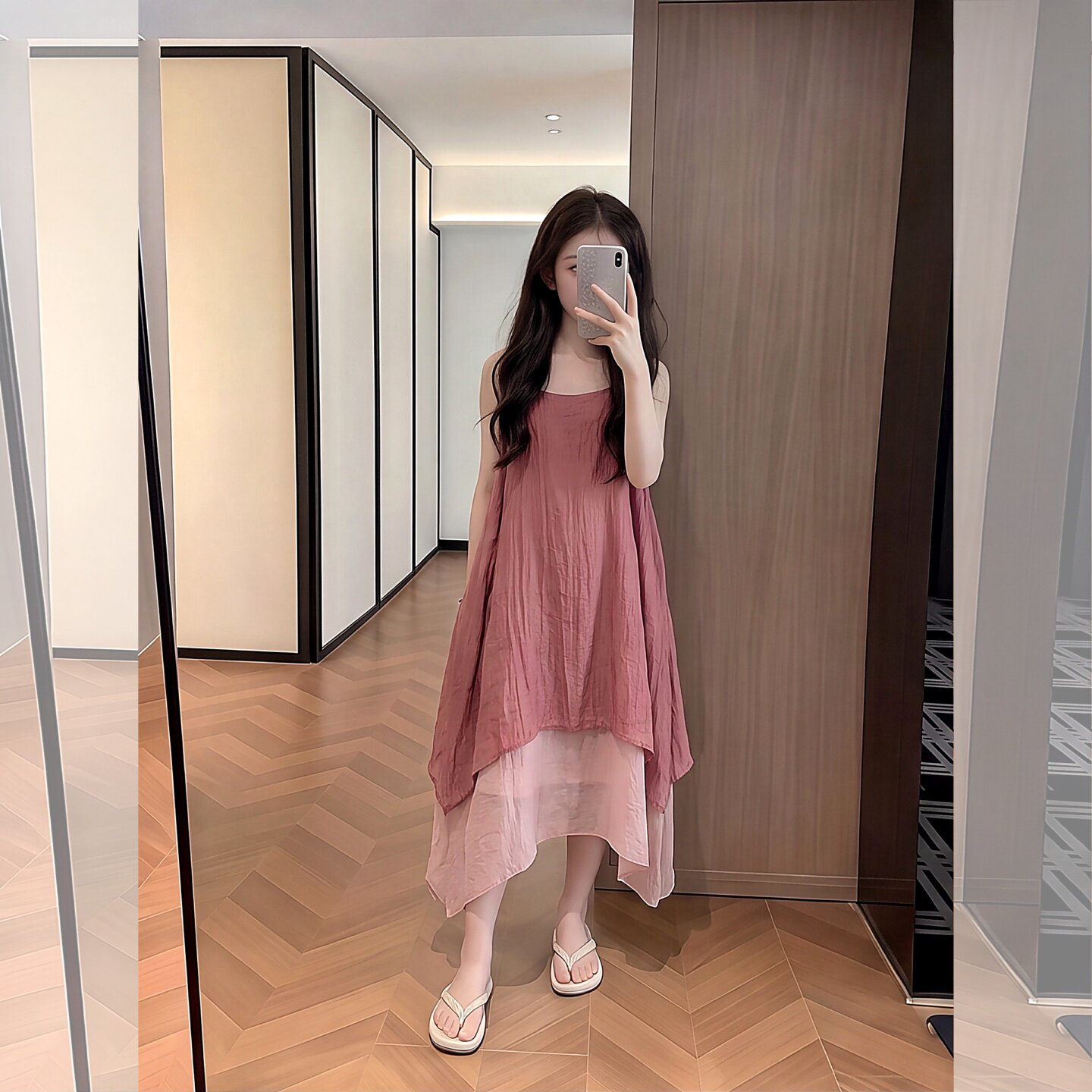 女童连衣裙夏季度假风裙子女孩巨