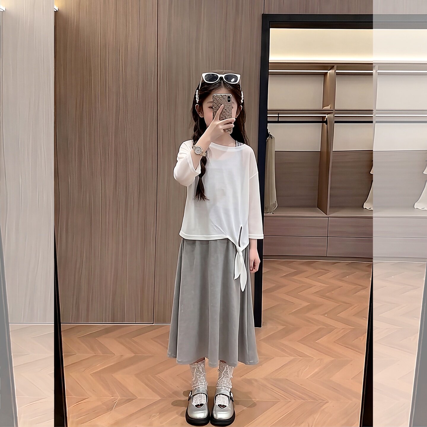 女童夏季连衣裙2026新款女大童新