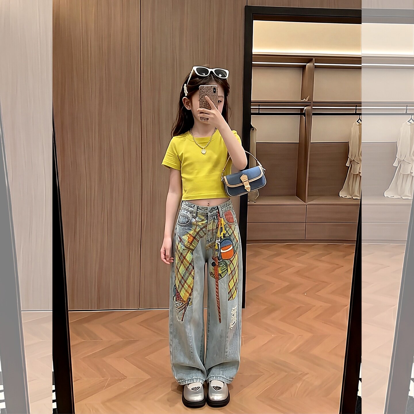 女童夏季爵士舞服装2026新款女孩
