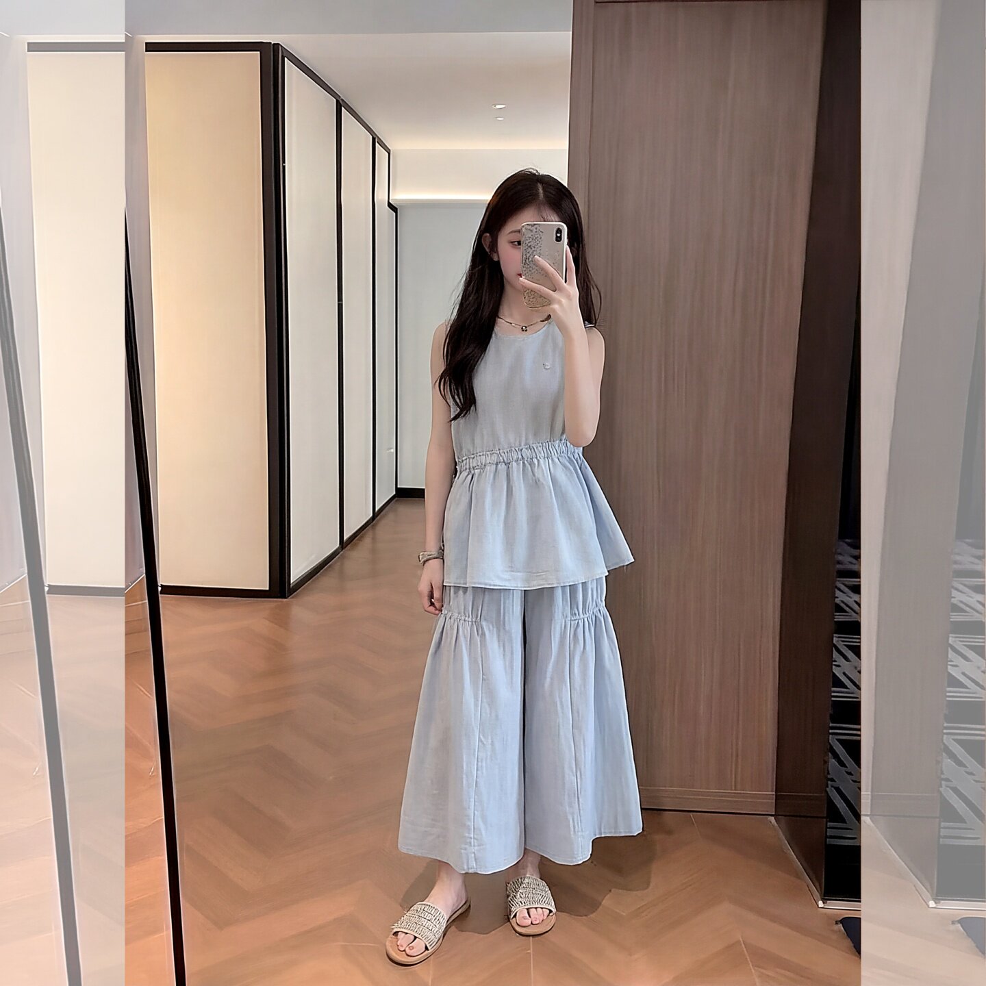 女大童套装夏季2026新款儿童背心