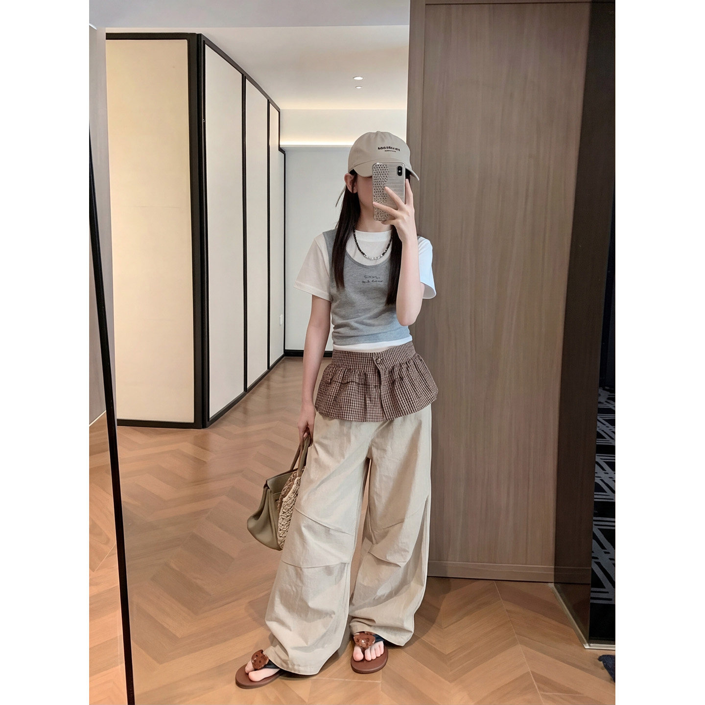女童爵士舞潮酷套装2026裙边裤