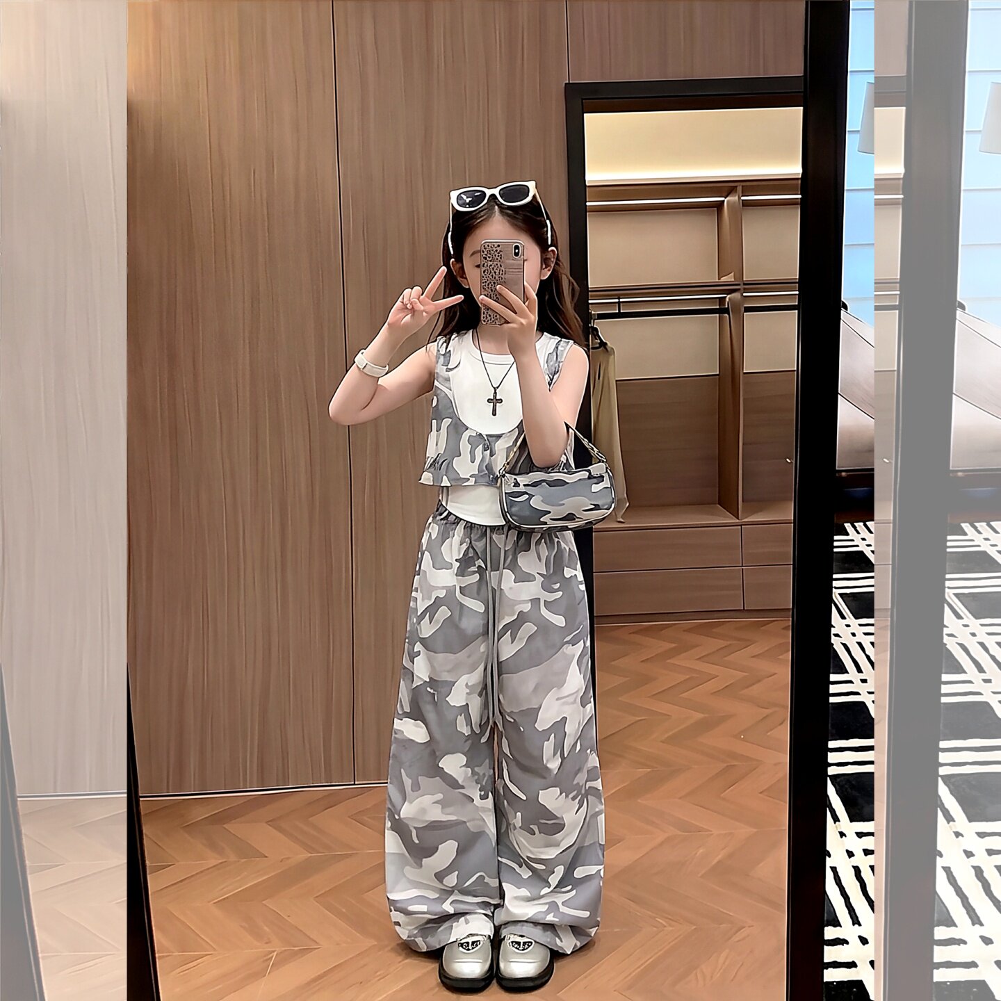 女童夏装套装2026新款女孩夏季女