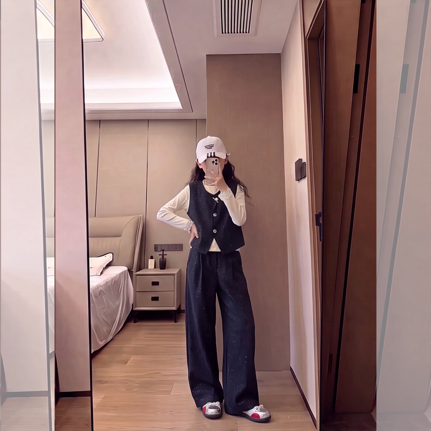 女童秋款2026新款中大童韩系时髦