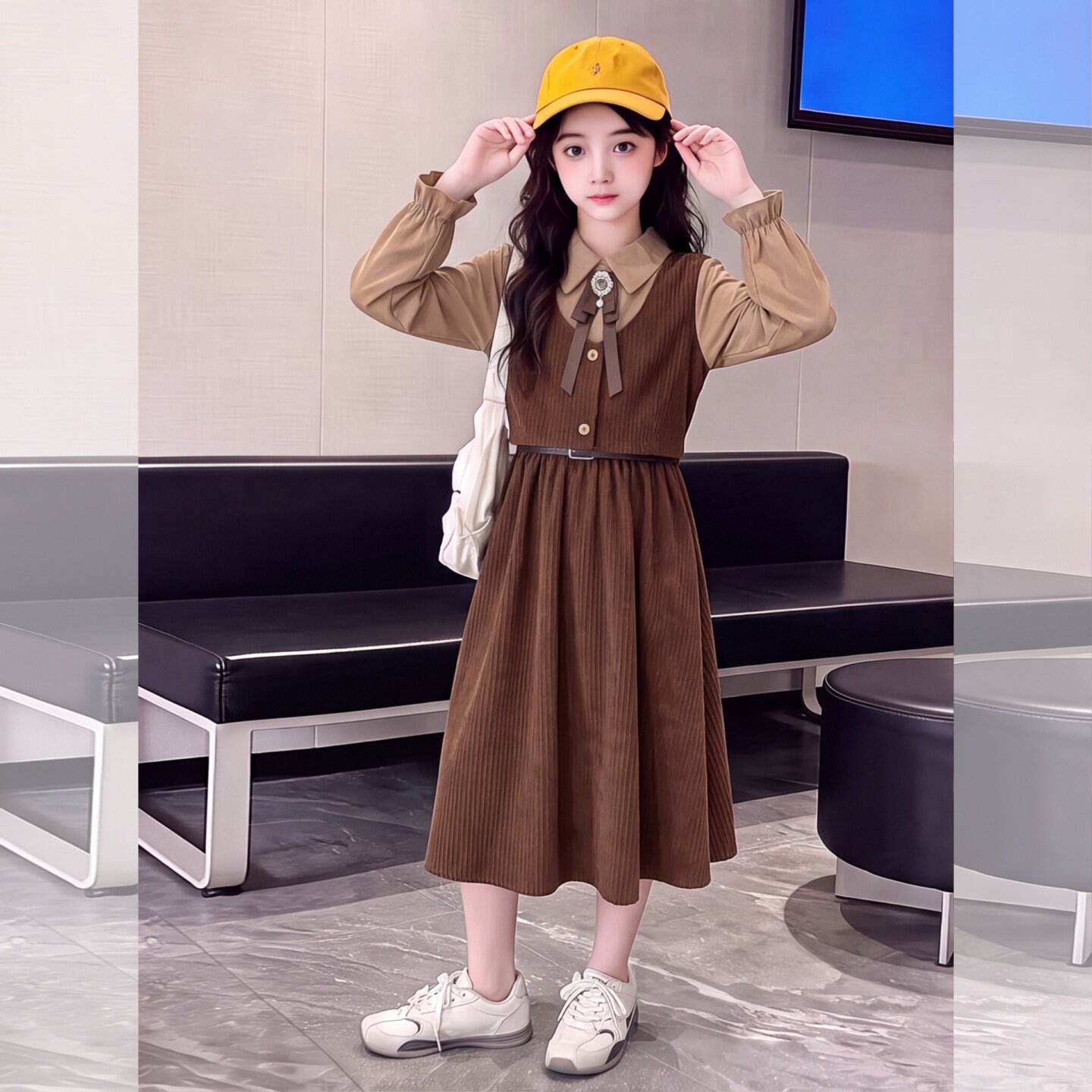 女童连衣裙秋季2026新款女孩童装