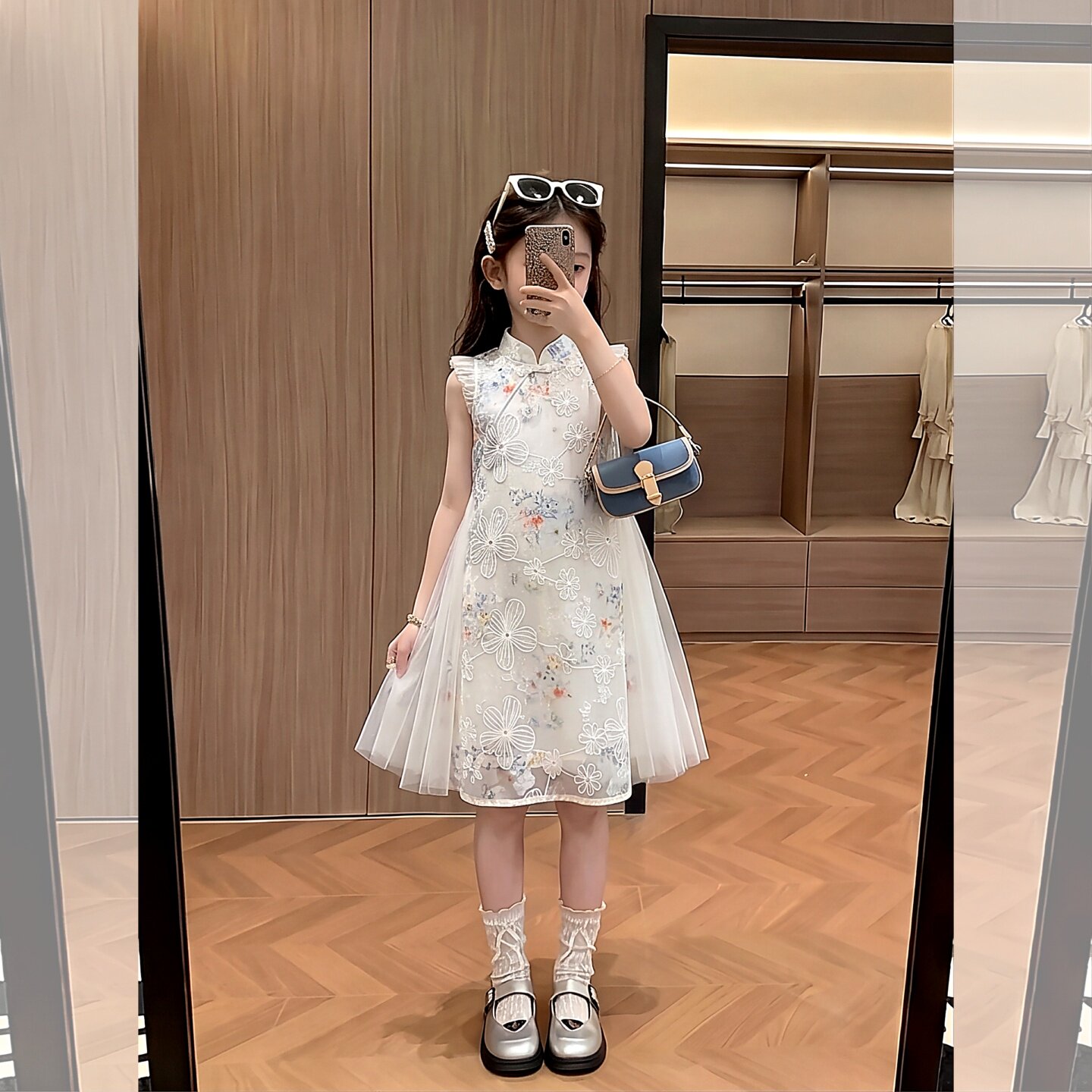 女童旗袍裙夏季2026新款儿童装国图片