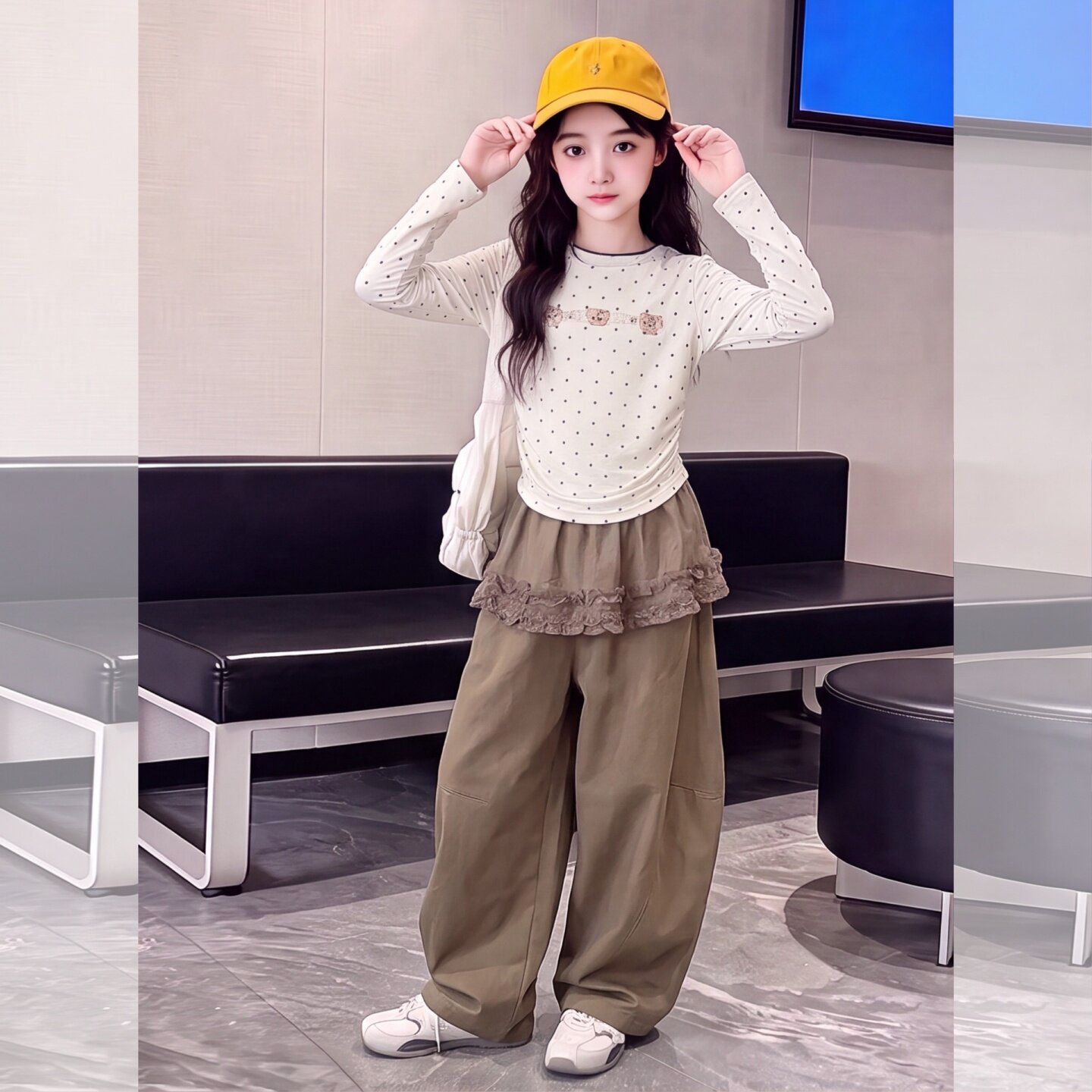 女童套装秋季2026新款儿童上衣童