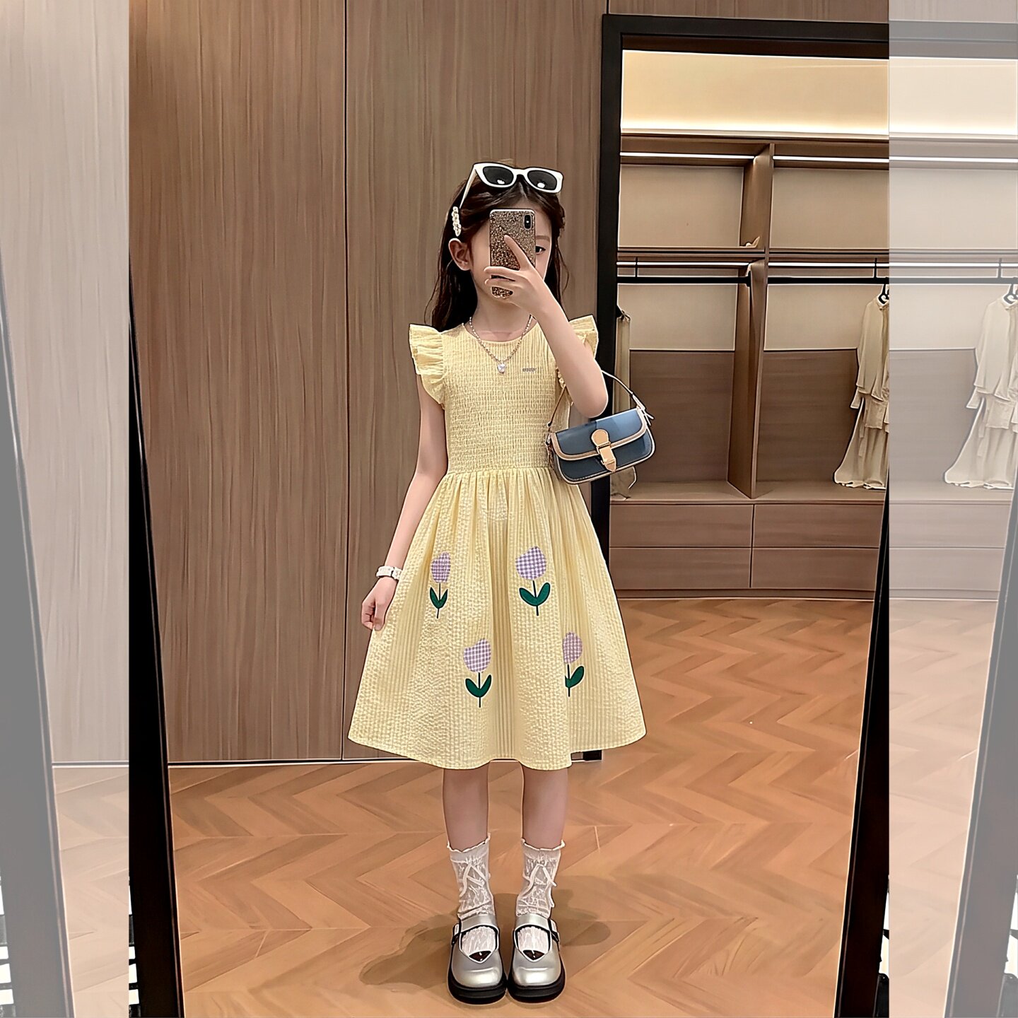 大童独特漂亮裙子2026新款女童夏
