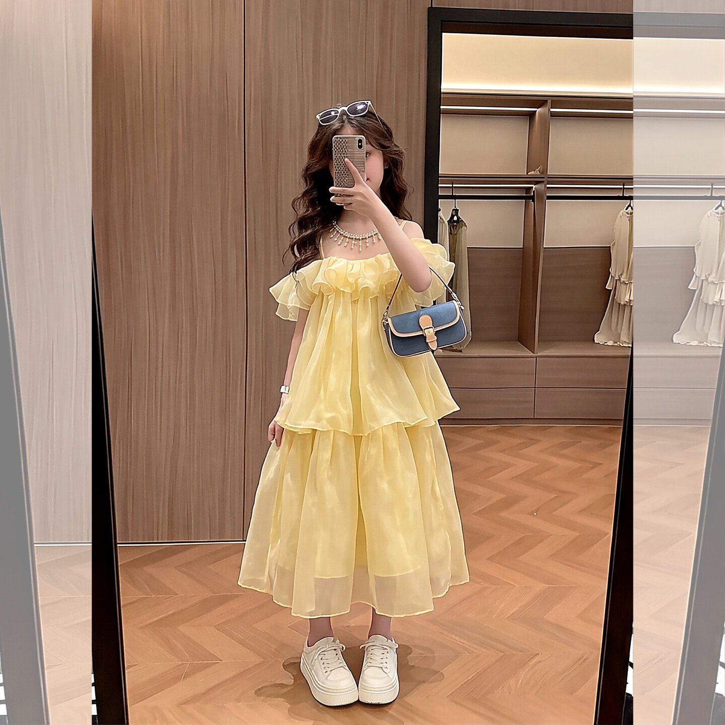 女童连衣裙夏季2026新款洋气儿童