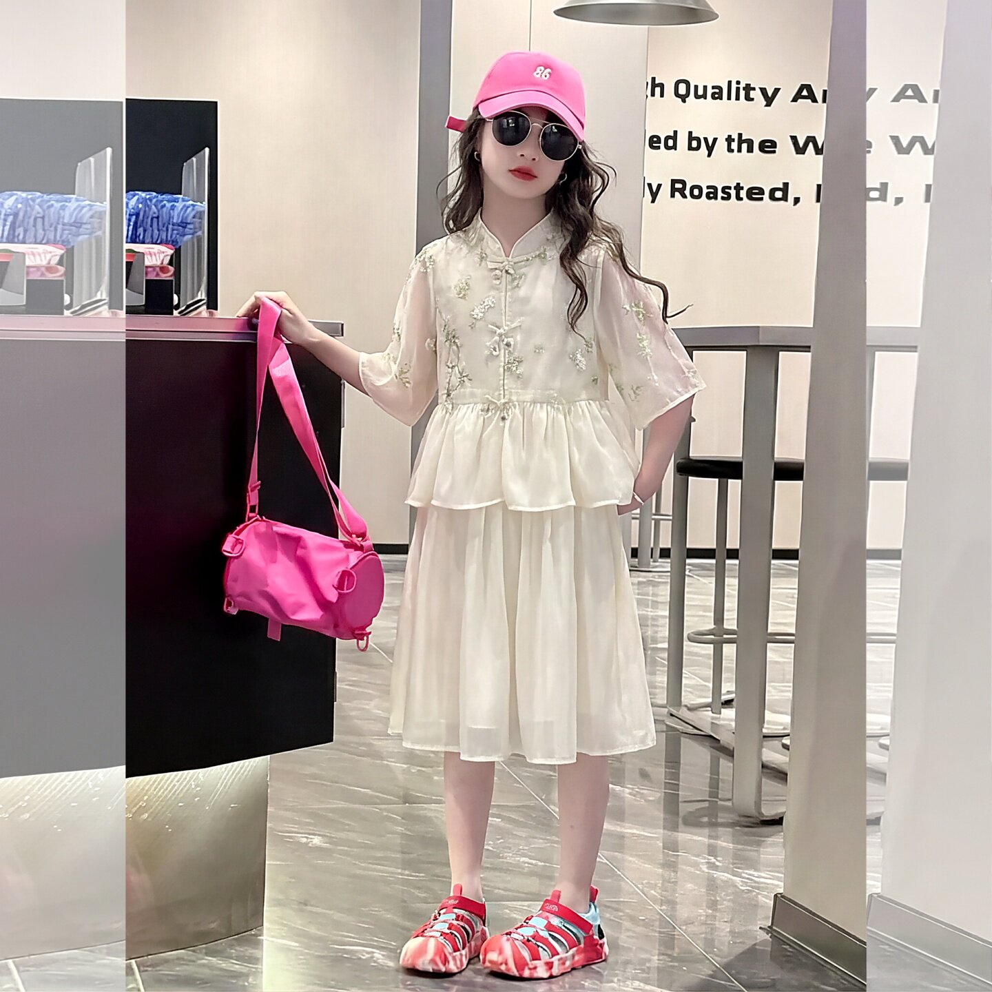 女童汉服连衣裙夏装2026新款儿童