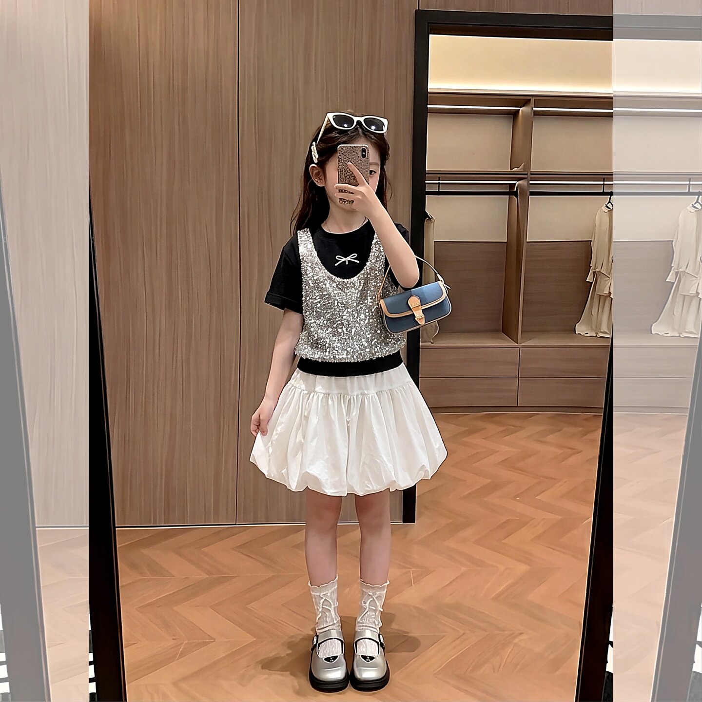 女童韩系甜酷风套装2026新款女童