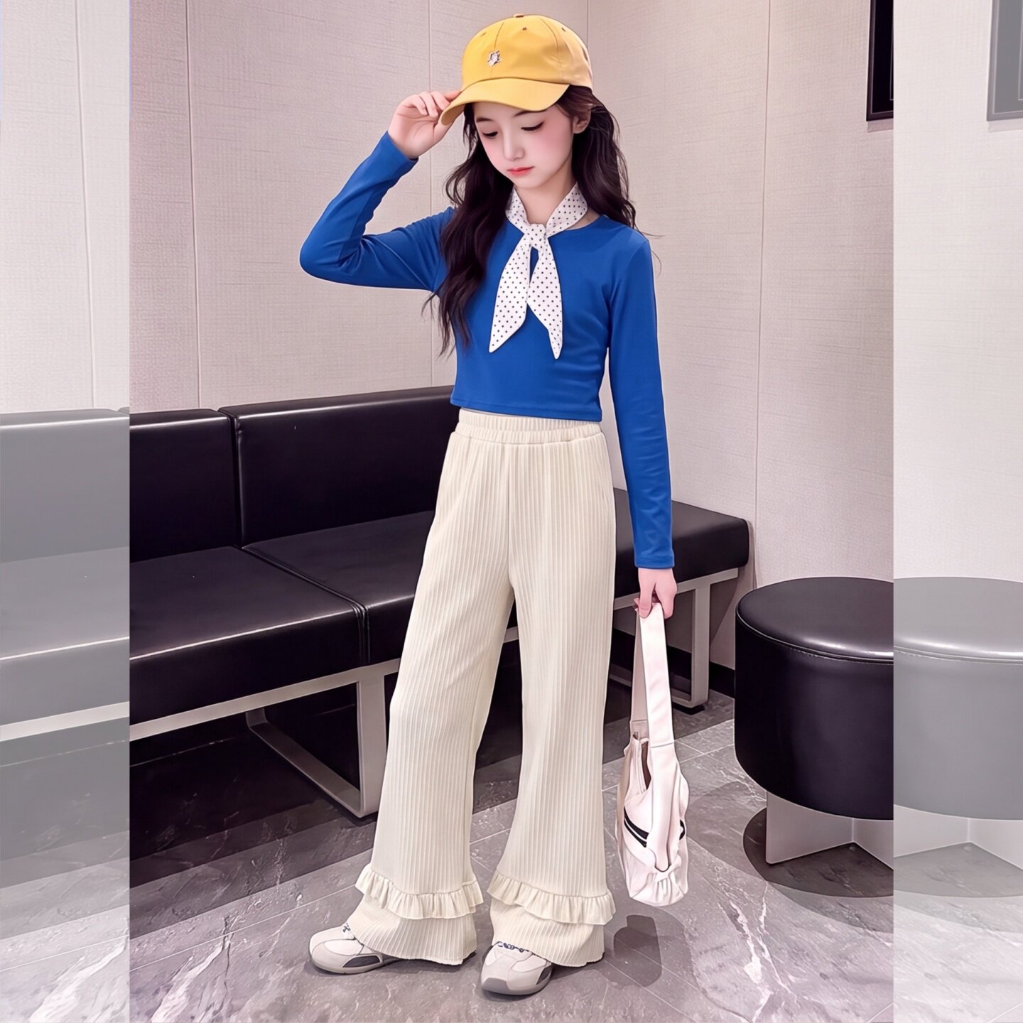 女童裤子秋季2026新款儿童洋气修