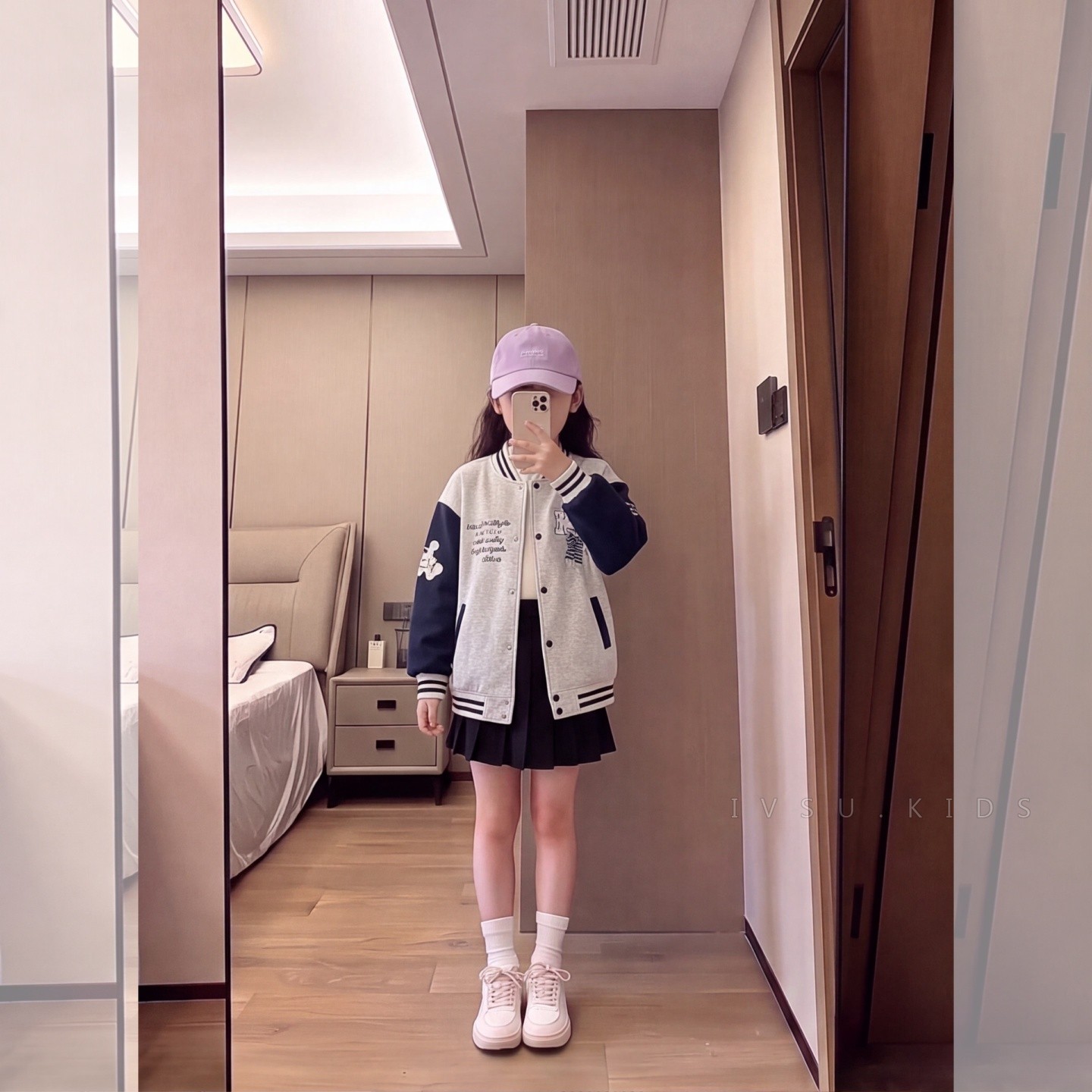 女童秋装棒球服外套大童女孩网红