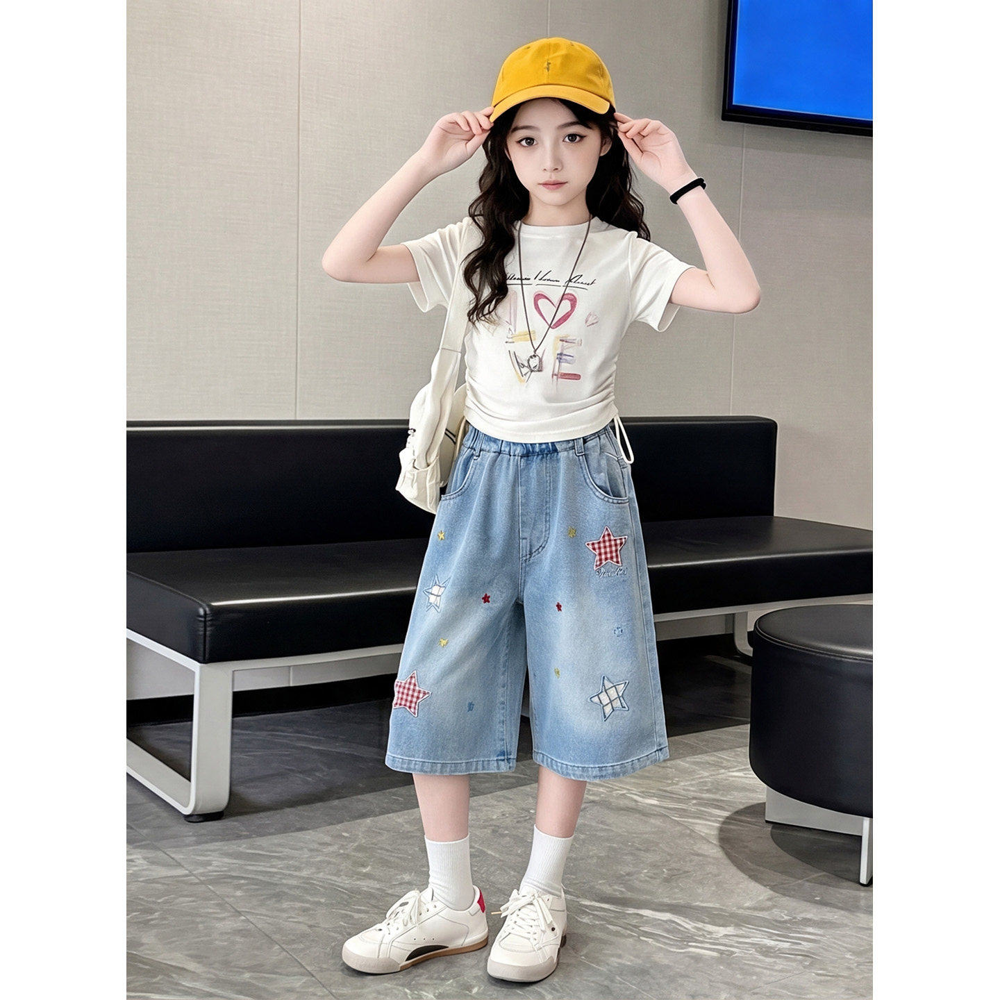七分裤夏2026新款儿童女孩薄款