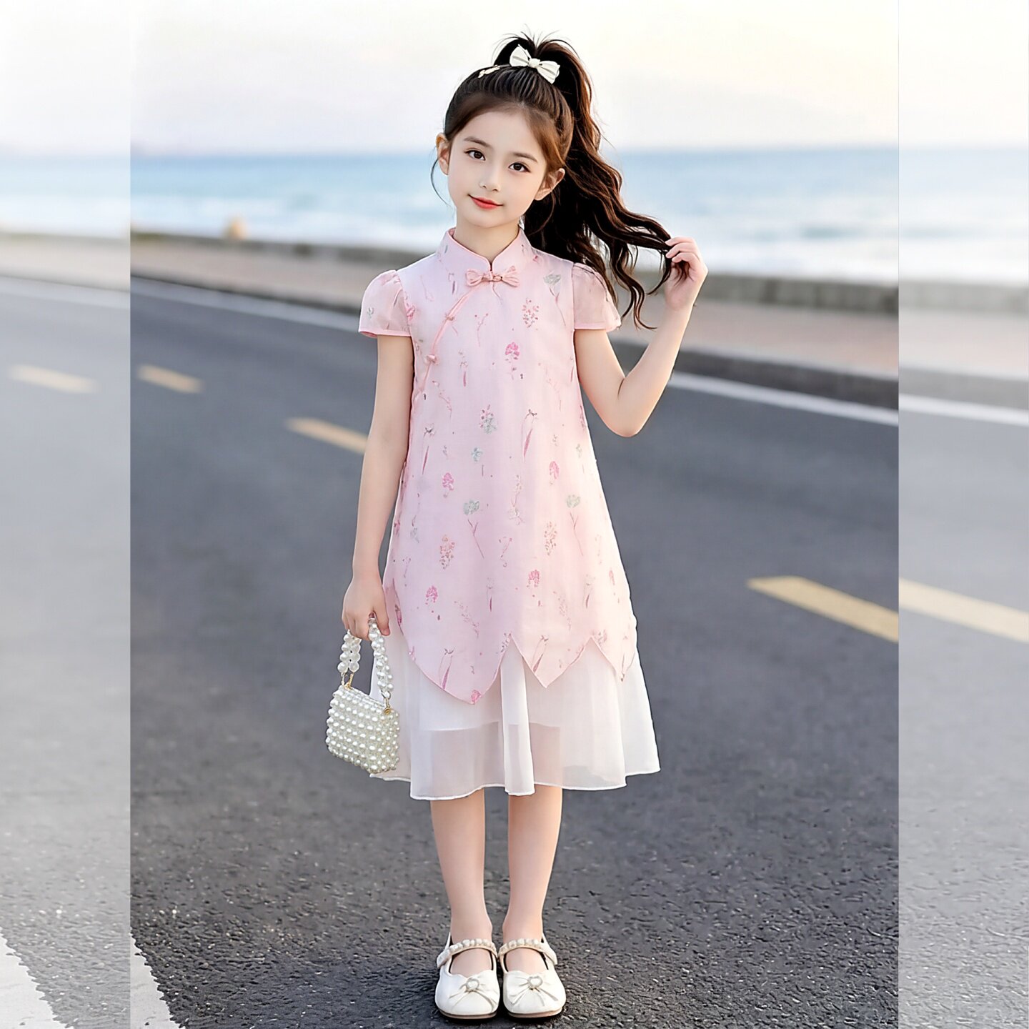 女童汉服中国风旗袍夏装