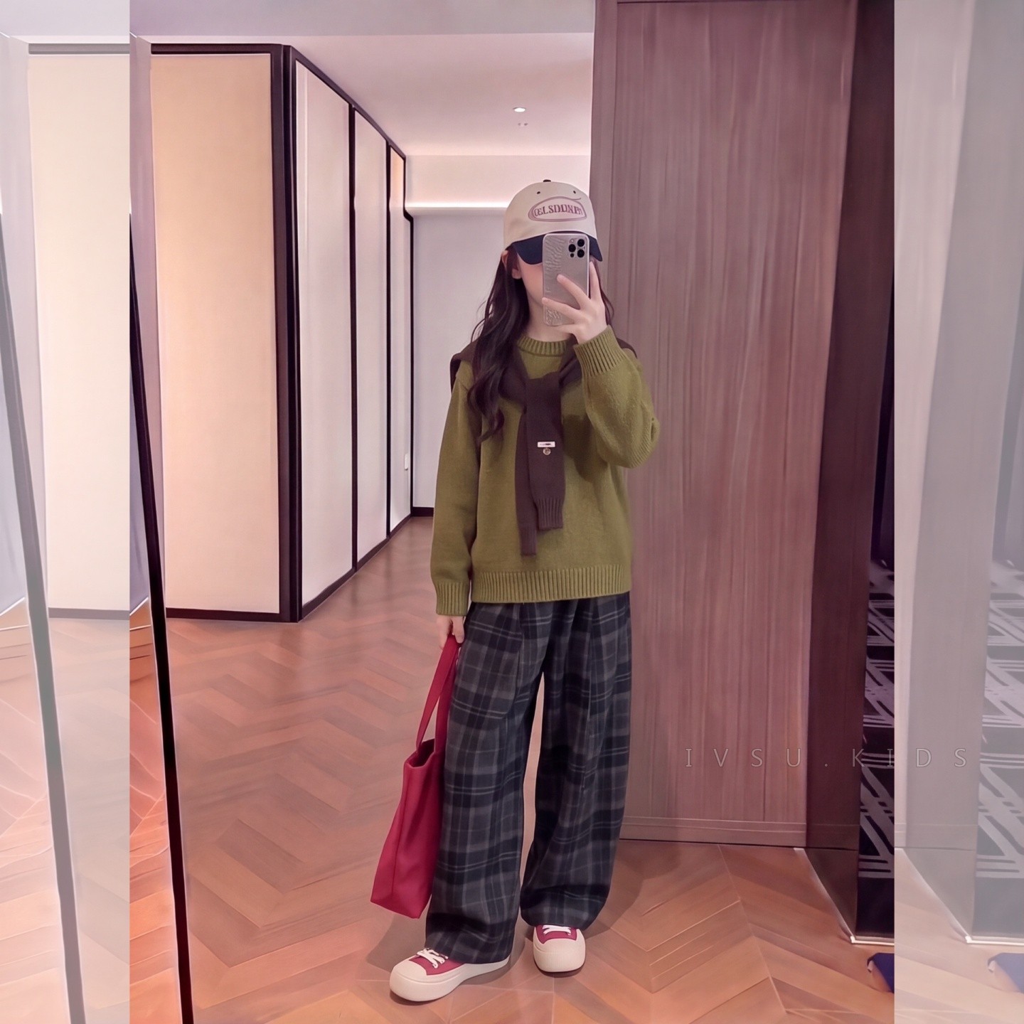女童深秋新款套装韩版披肩套头毛