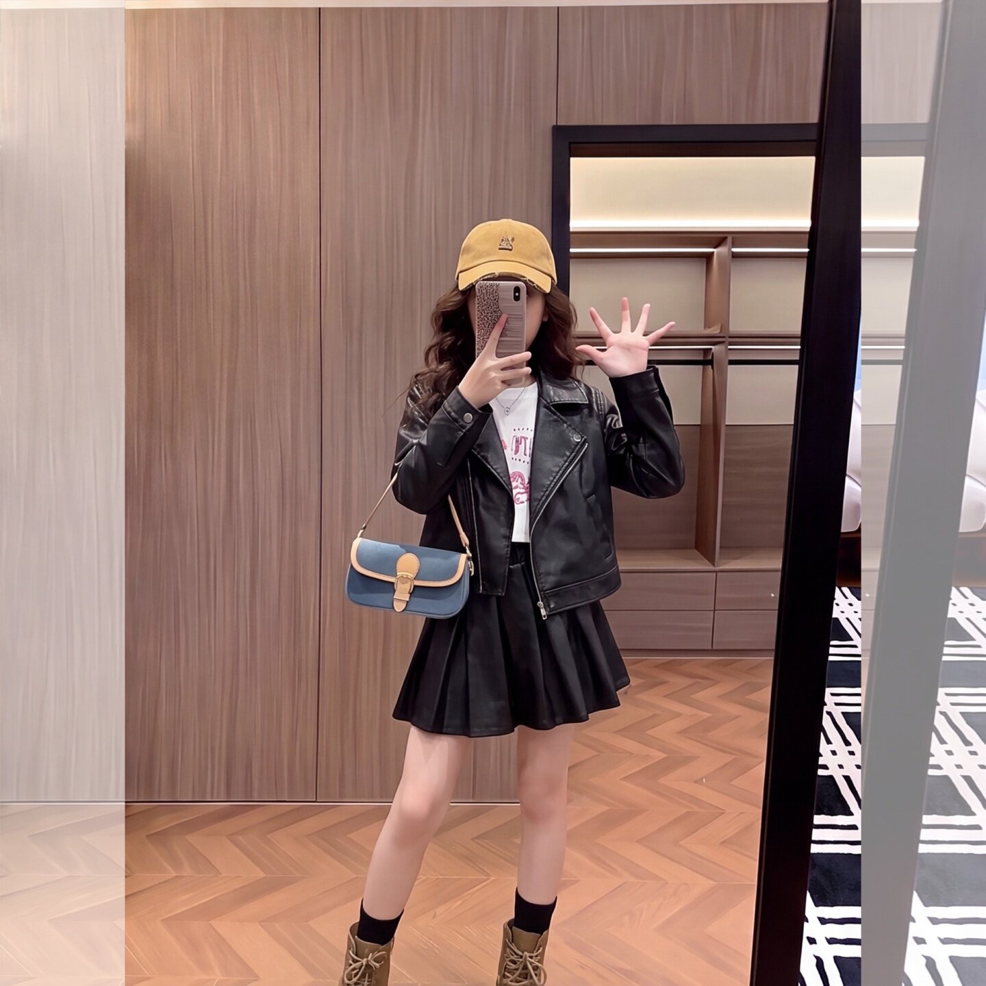 女童秋季潮酷套装2026新款中大童