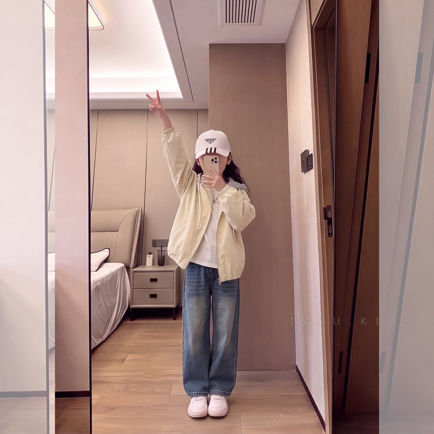 2026新款女童皮衣外套秋季款秋潮