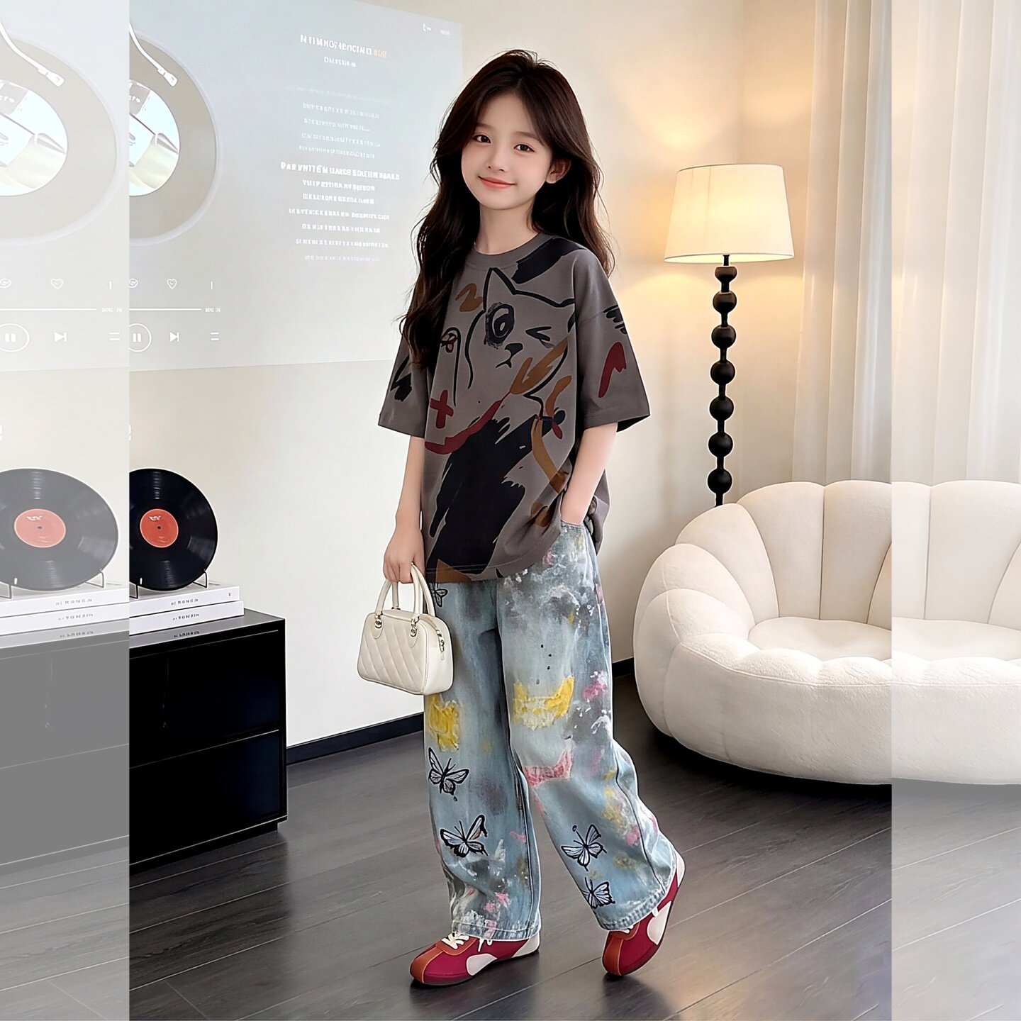 女童夏装套装2026新款今年流行爆