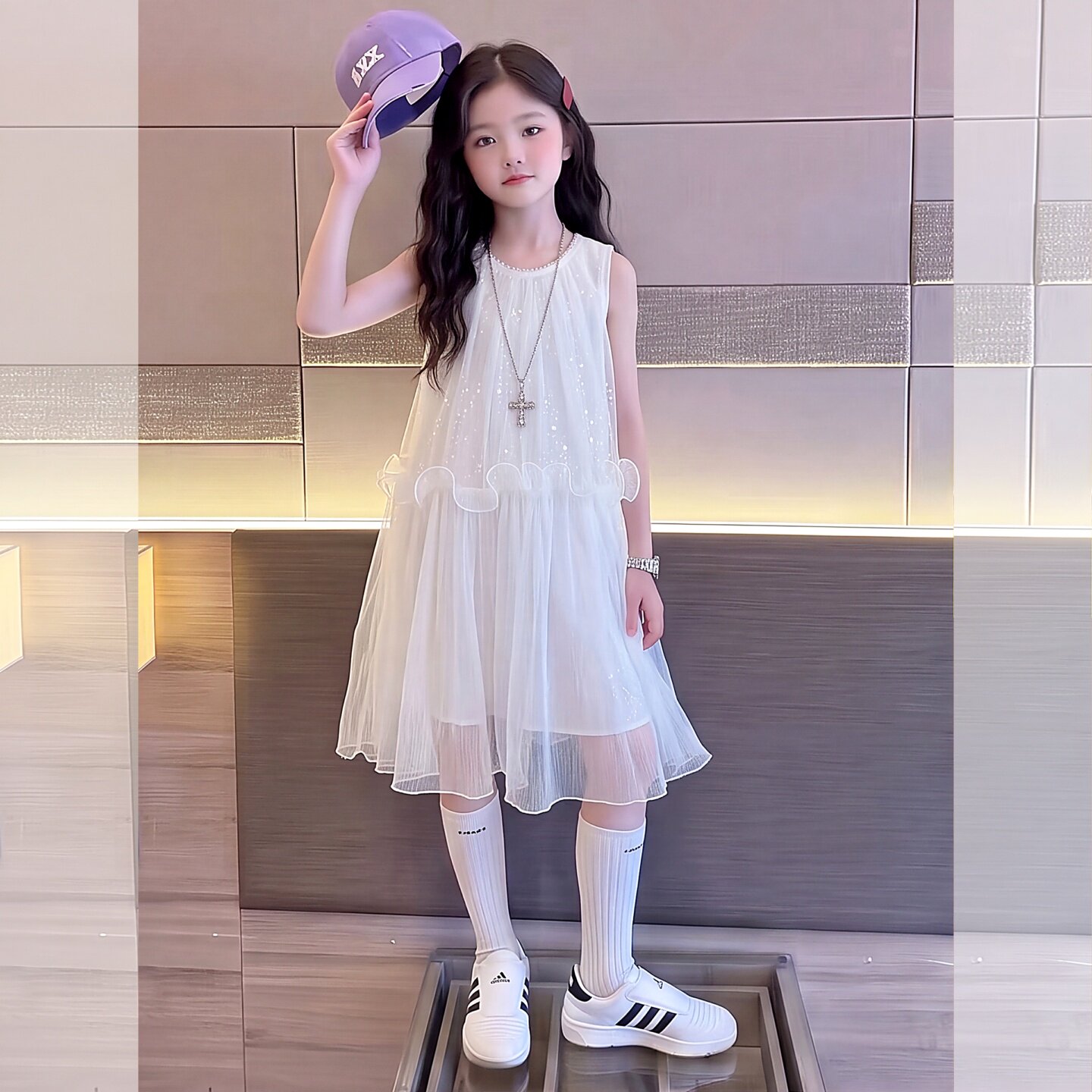 女童连衣裙2026新款夏季儿童网红