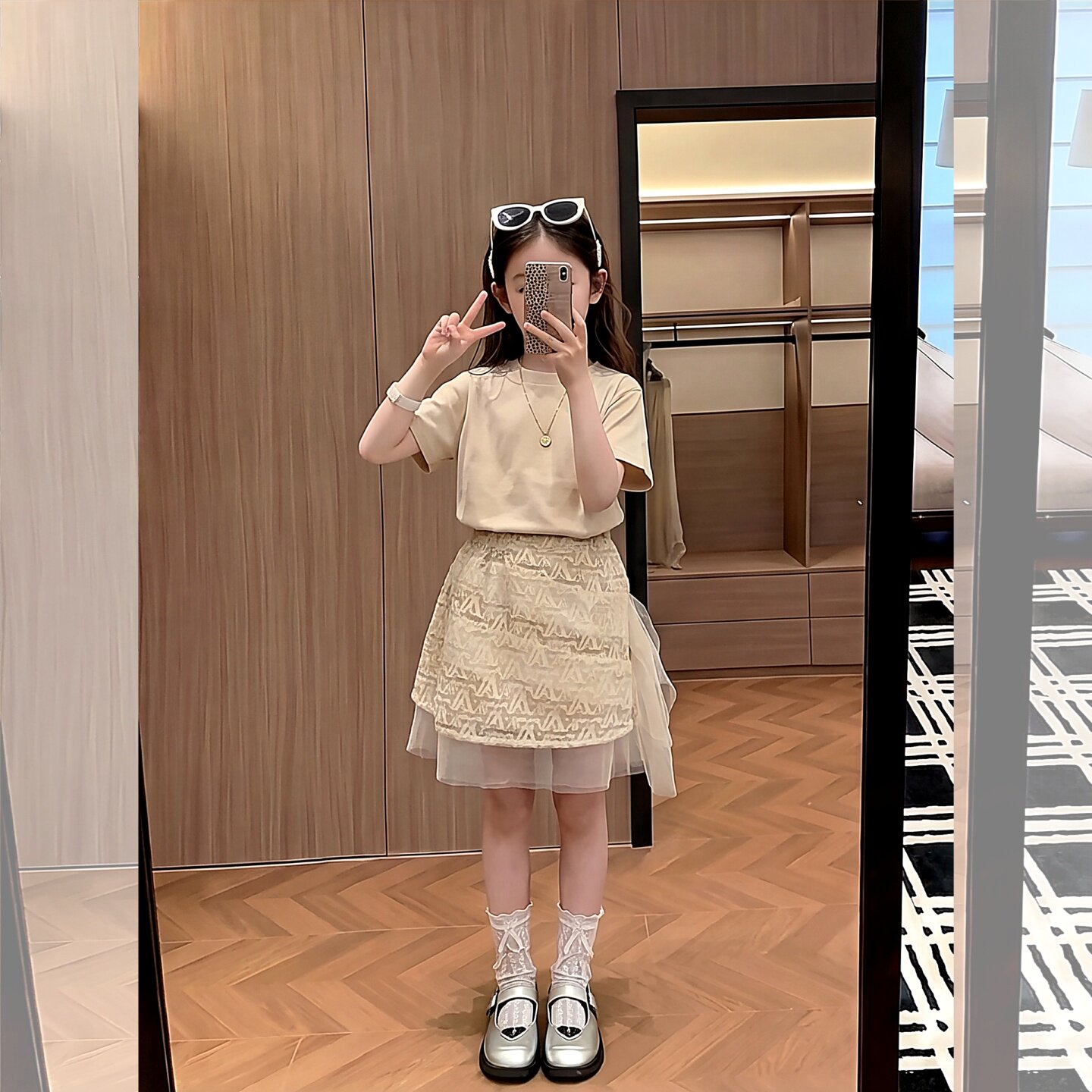 韩版女童2026夏季两件套洋气慵懒